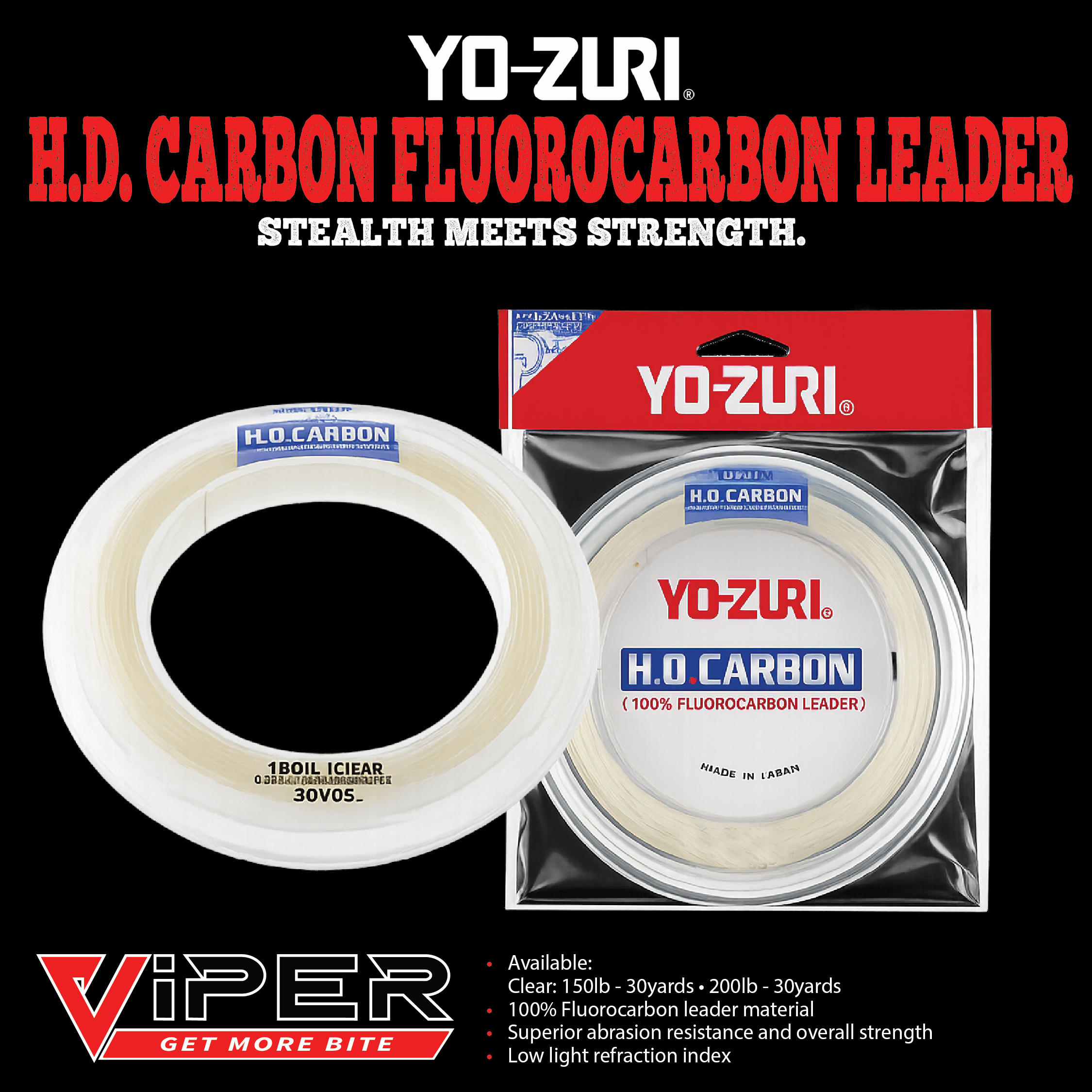 Yo Zuri - HD Flourocarbon Leader