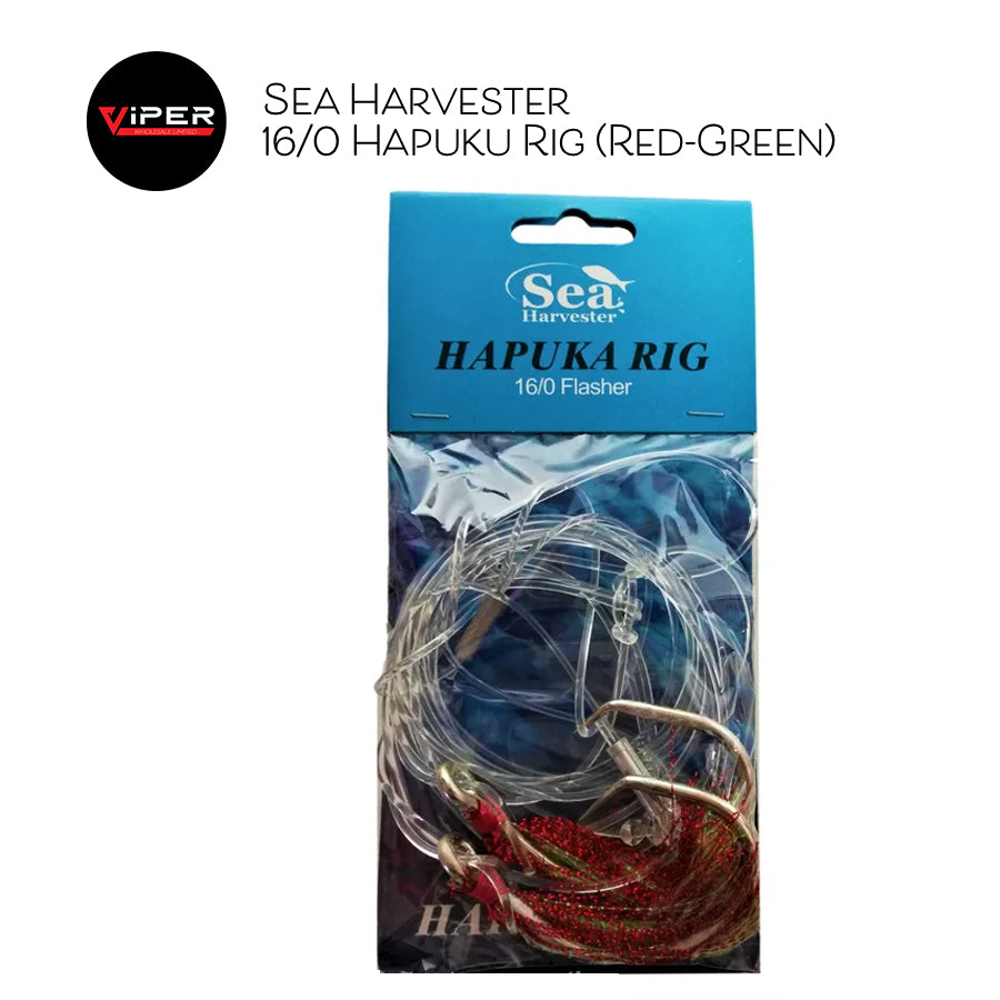 Sea Harvester - 16/0 Hapuku Rig (Red Green)