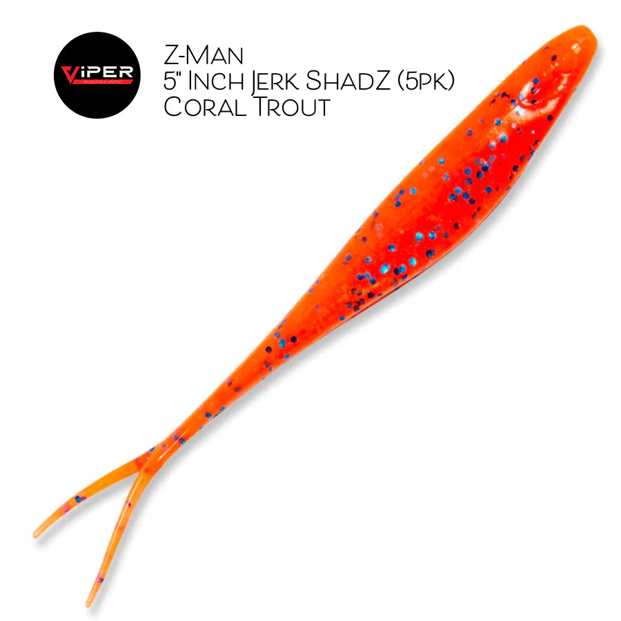 Z-Man - 5" Inch Jerk ShadZ Range (5pk)