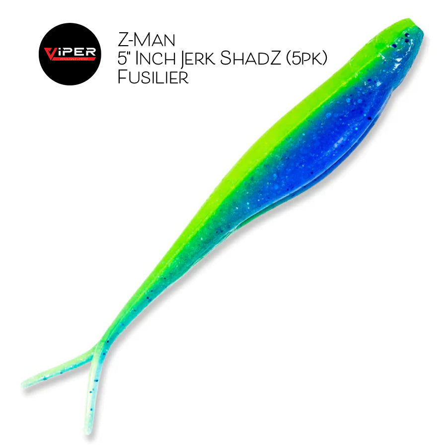 Z-Man - 5" Inch Jerk ShadZ Range (5pk)