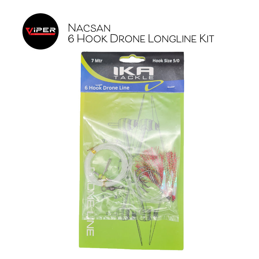 Ika Tackle - 6 Hook Drone Rigs