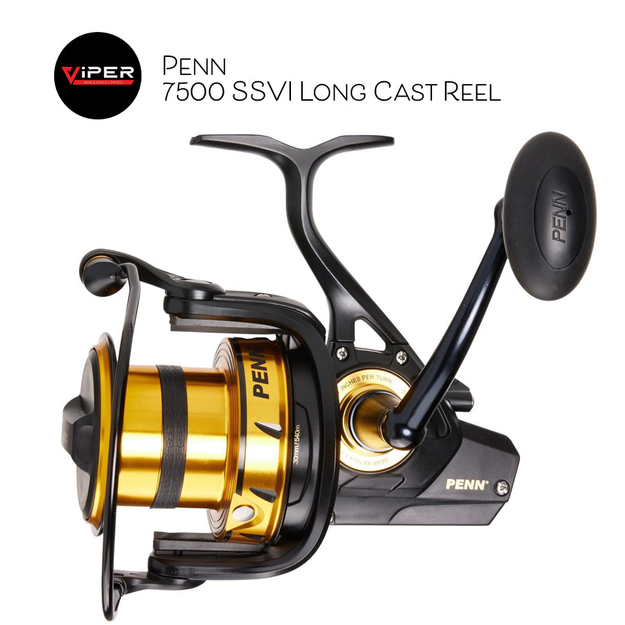 Penn - 7500 SSVI Long Cast Reel