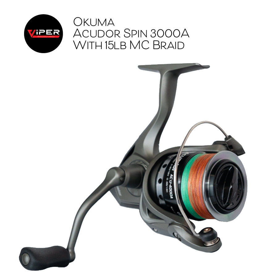 Okuma - Acuador Spin 3000A with 15lb Braid