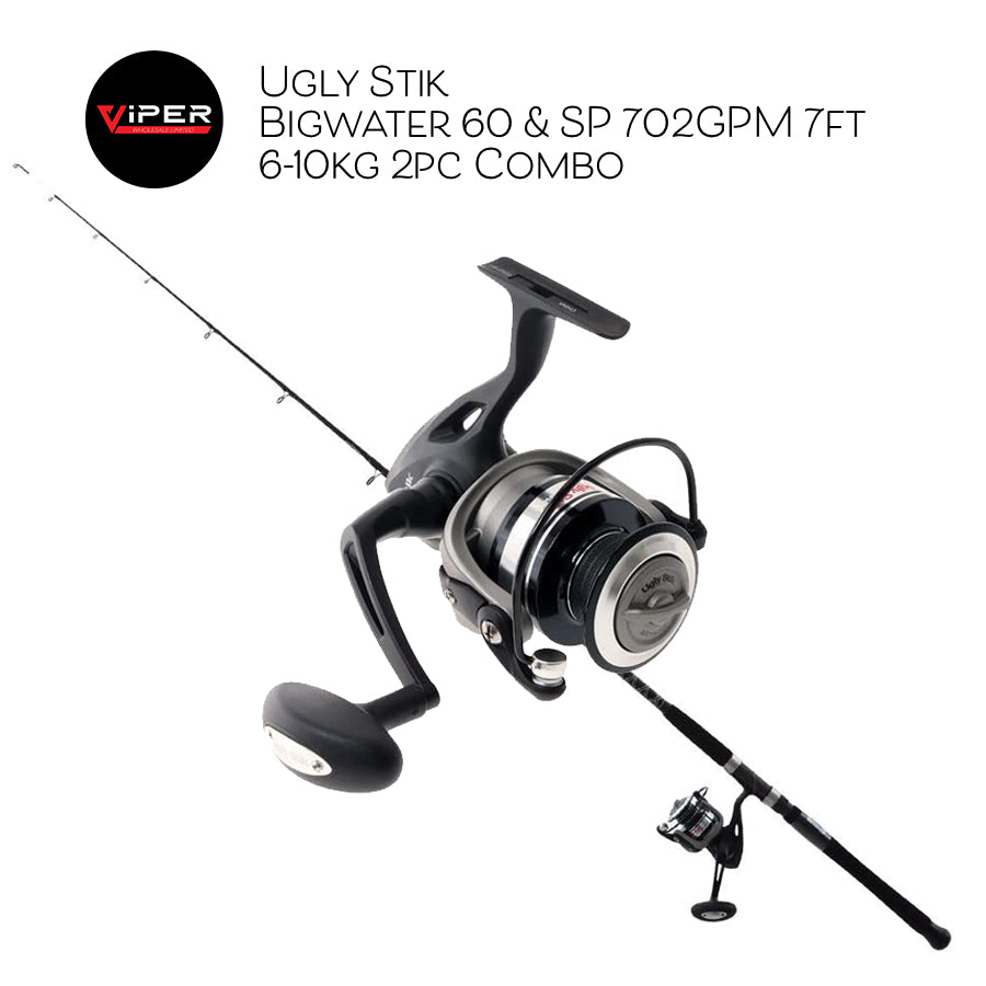 Ugly Stik - Bigwater 60 7ft 6-10kg 2pc Boat Combo