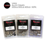 Viper - Alloy Crimps  • 200lb, 300lb, 400lb - 50pk