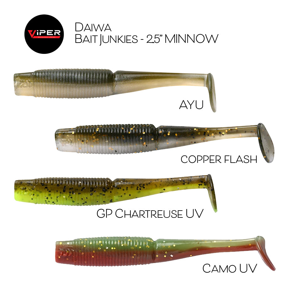 Daiwa - Bait Junkie 2.5" Minnow (4 Colours)