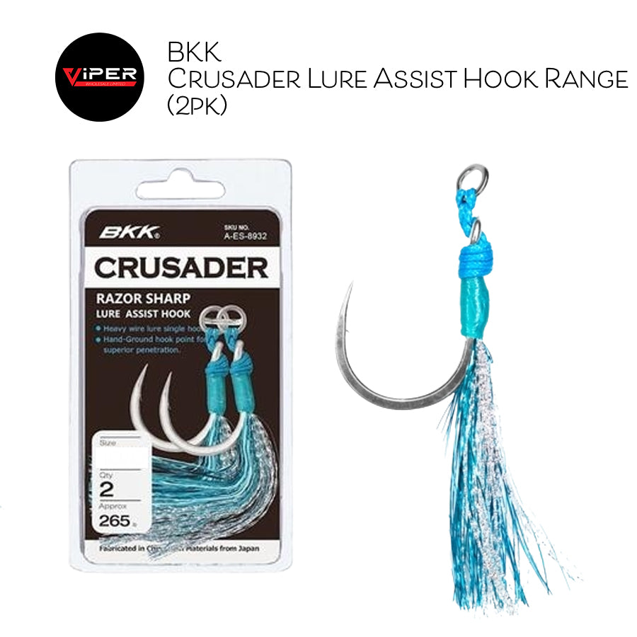 BKK - Crusader Lure Assist Hook Range (2pk)