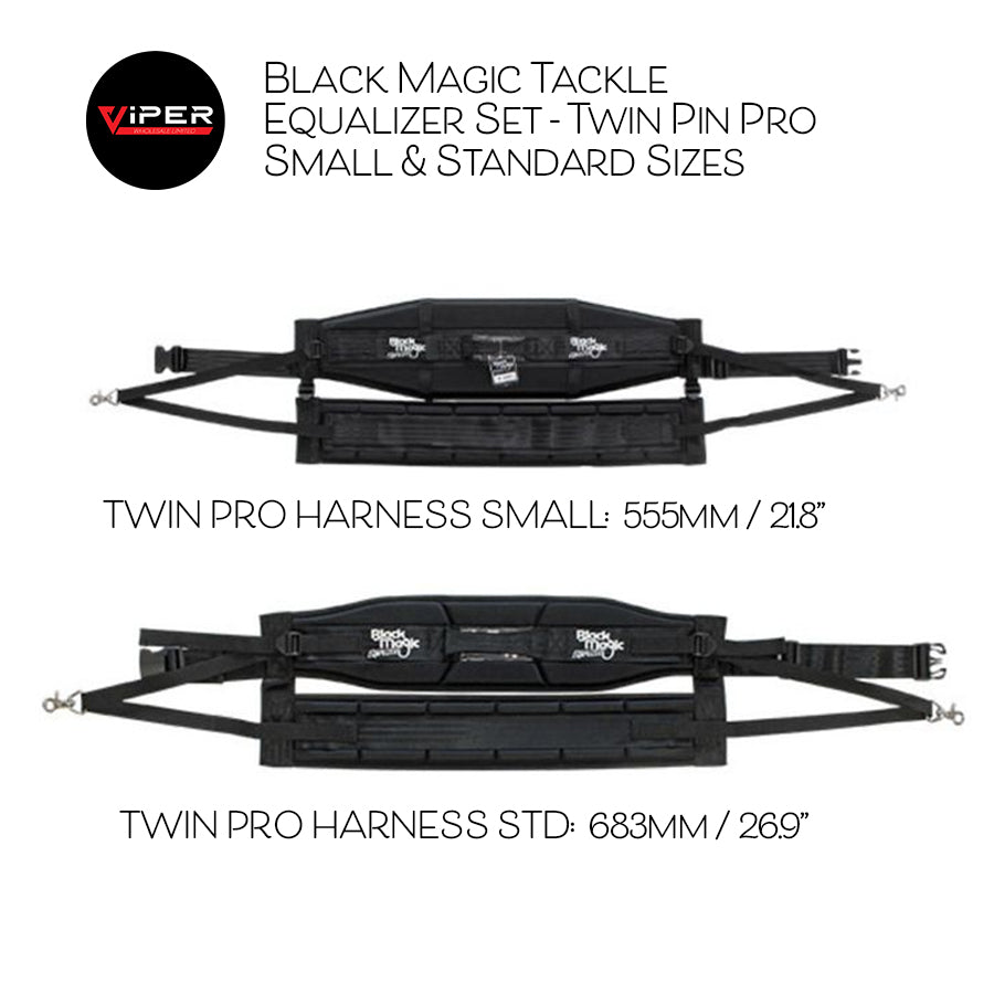 Black Magic Tackle - Equalizer Twin Pin Pro (Small, Standard & XL)