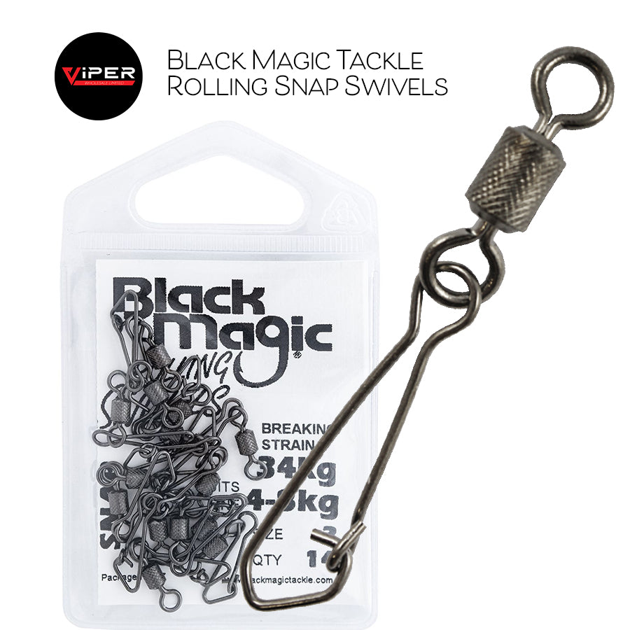 Black Magic Tackle - Rolling Snap Swivels