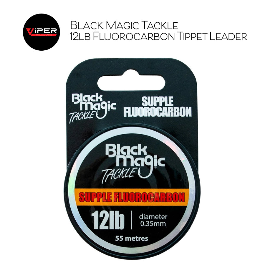Black Magic Tackle - Supple Fluorocarbon Tippet 12lb