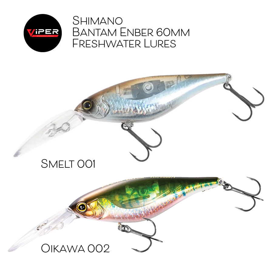 Shimano - Bantam Enber 60mm Freshwater Lure Range