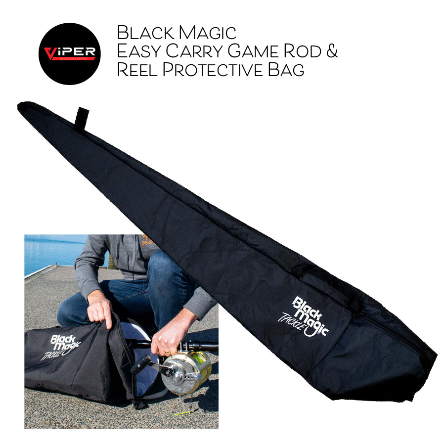 Black Magic - Easy Carry Game Rod & Reel Protective Bag