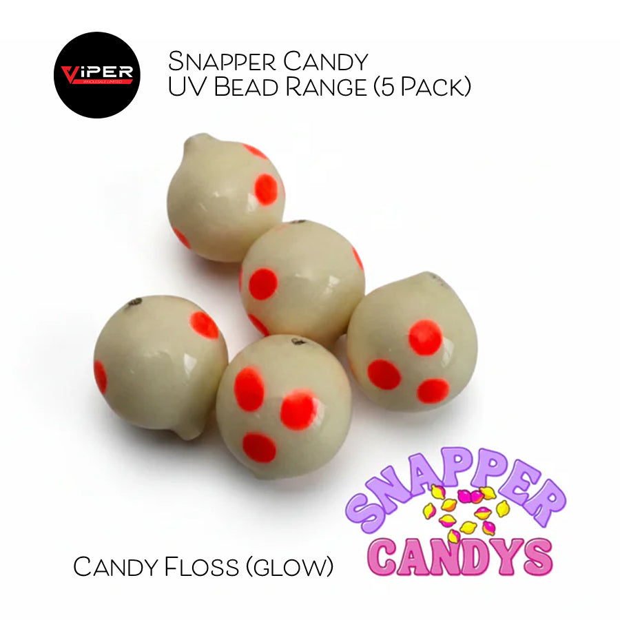 Snapper Candy - UV Bead Range (24 colours - 5 Pack)