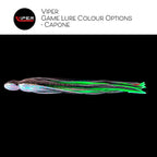 Viper - Banshee Game Lure (Rigged or Unrigged, 32 Skirt Combos)