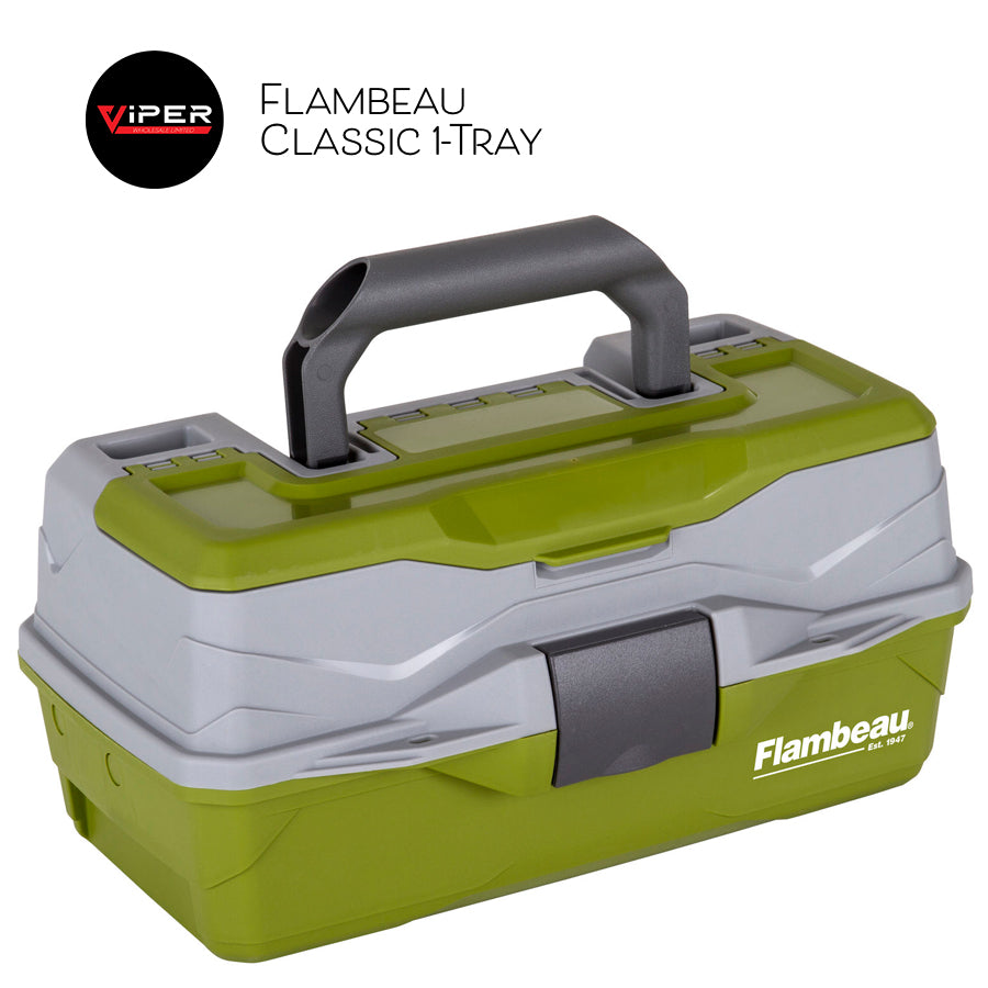 flambeau tackle box nz Classic 3 Tray Red pivoting swing trays instead of stacked cantilever trays open with single finger operation and eliminate the need to double the footprint and expand out linked trays in order to access one piece of tackle Flambeau NEXTGEN TACKLE BOX |