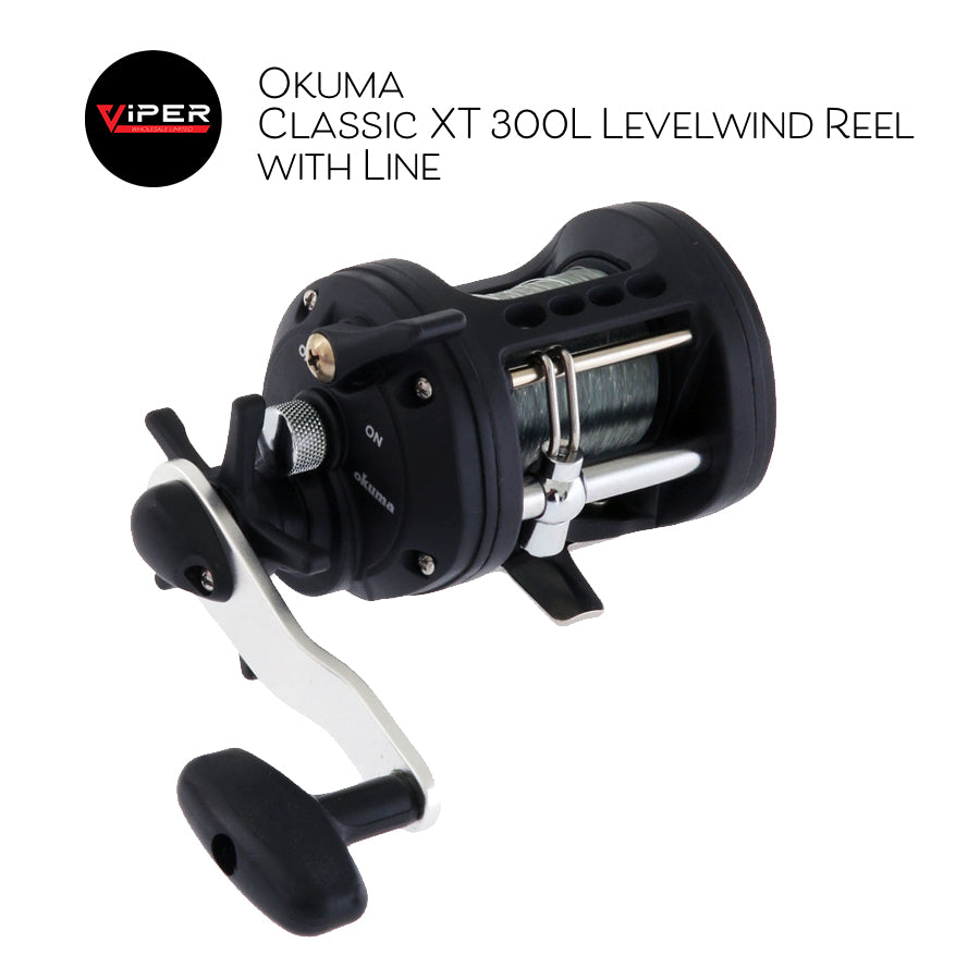 Okuma - Classic XT 300L Levelwind Reel with Line