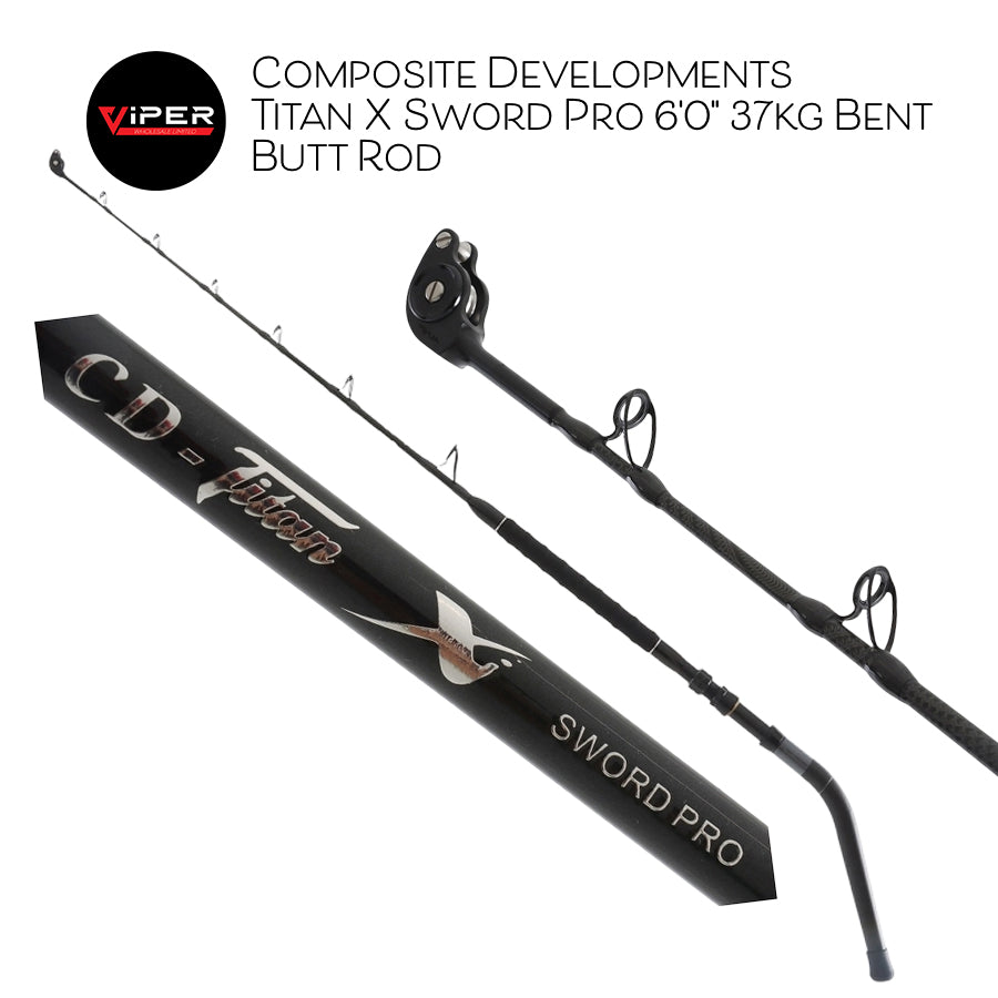 Composite Developments - Titan X Sword Pro 6'0" 37kg Bent Butt Rod