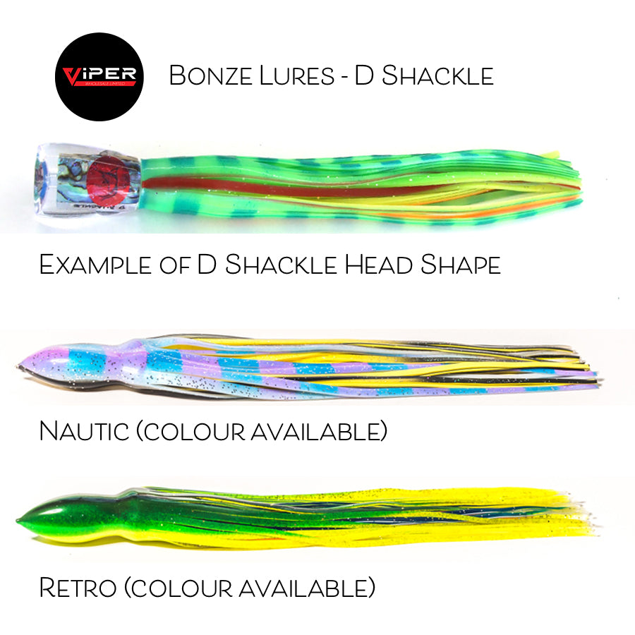 Bonze - D Shackle Game Lure Range (Light Tackle)