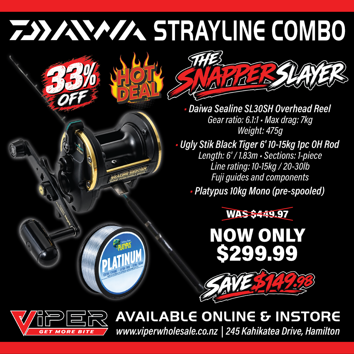 The Snapper Slayer Combo - 33% off - Limited Stock