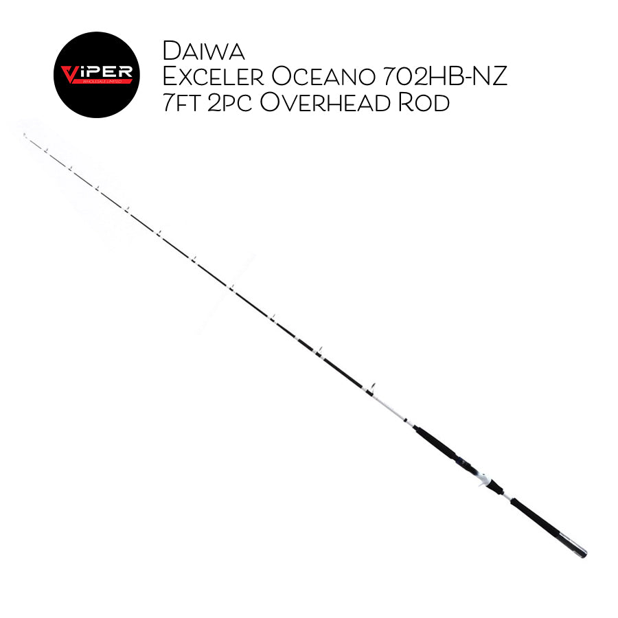 Daiwa - Exceler Oceano 702HB-NZ 7ft 2pc Overhead Rod