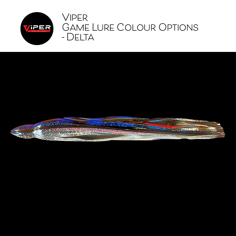 Viper - Banshee Game Lure (Rigged or Unrigged, 32 Skirt Combos)