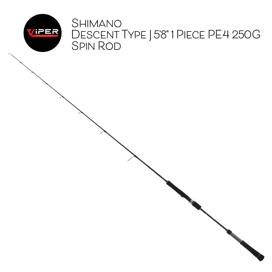 Shimano - Descent Type J 5'8" 1 Piece PE4 250G Spin Rod