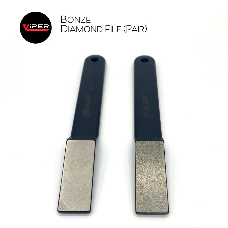 Bonze - Diamond File 2 Pack (Light & Medium Grit)