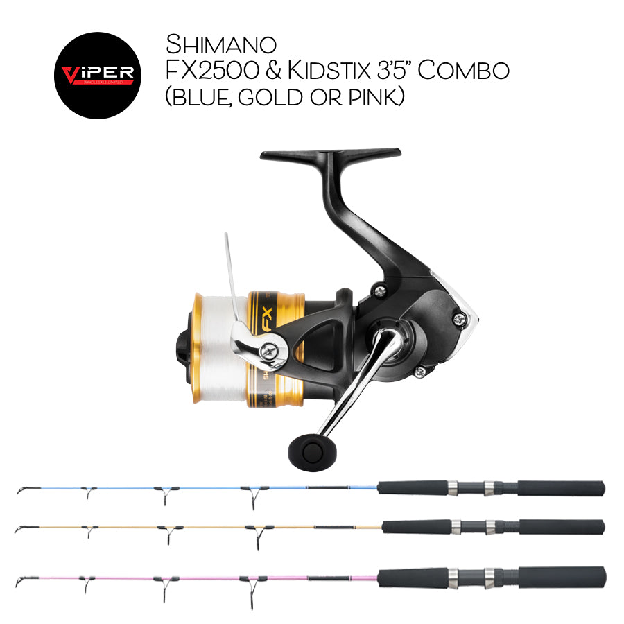 Shimano - FX Reel & Kidstix Rod Combo Range