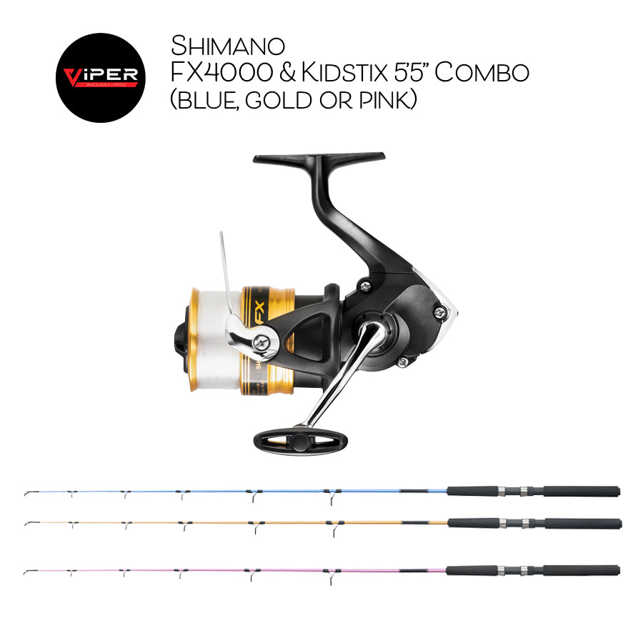 Shimano - FX Reel & Kidstix Rod Combo Range