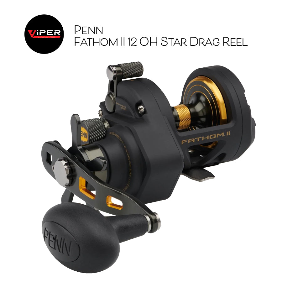 Penn - Fathom II 12 Overhead Star Drag Reel