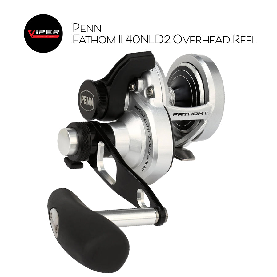 Penn - Fathom II 40NLD2 Overhead Reel