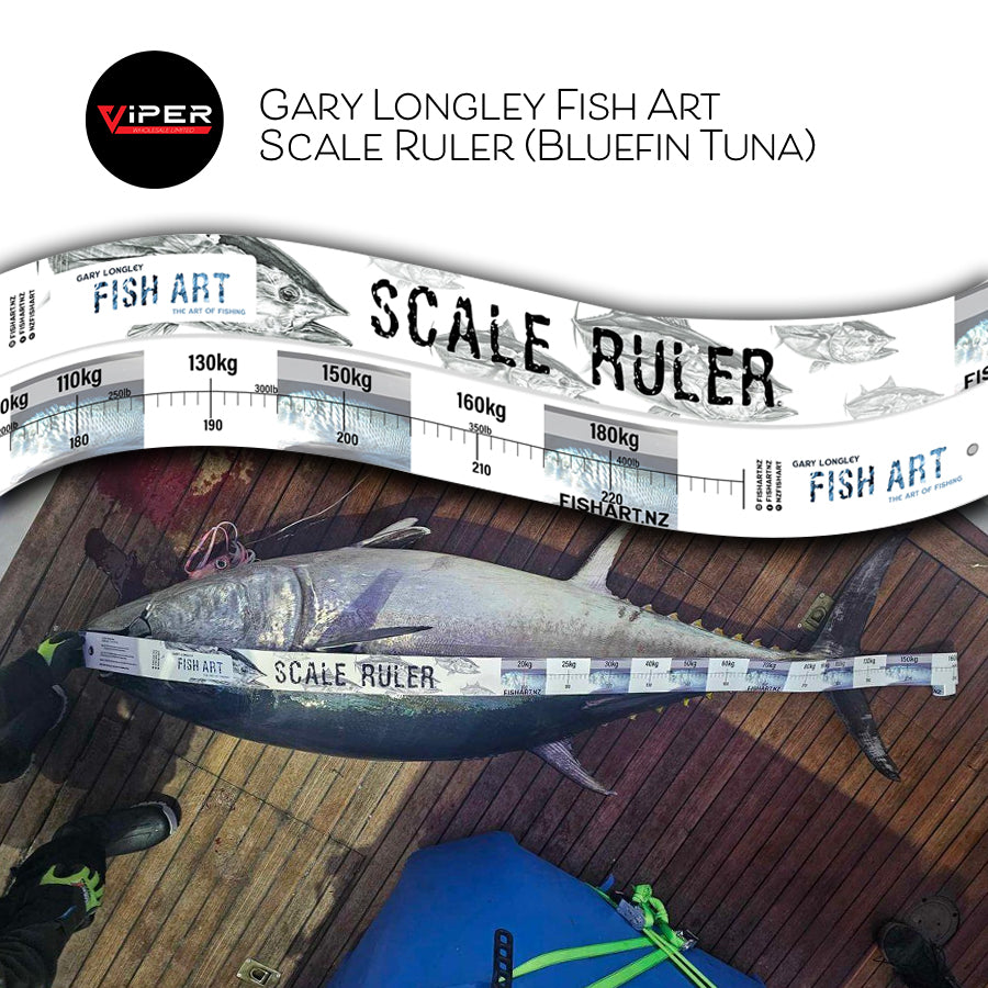 Gary Longley Fish Art - Scale Ruler (Southern Bluefin Tuna)