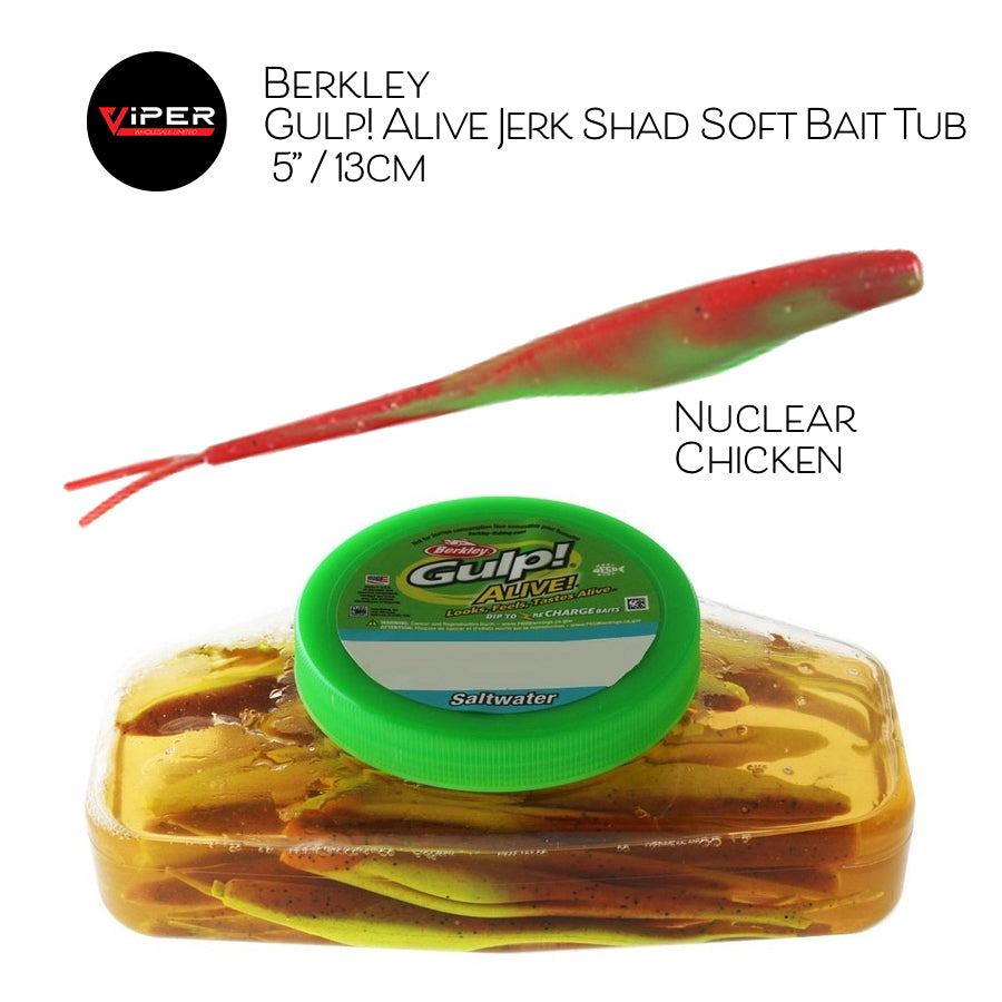 Berkley - Gulp! Alive Saltwater Jerk Shad 5"/13cm Tubs