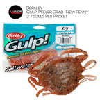 Berkley - Gulp! Saltwater Peeler Crab, 2" / 5cm, 5 Per Packet