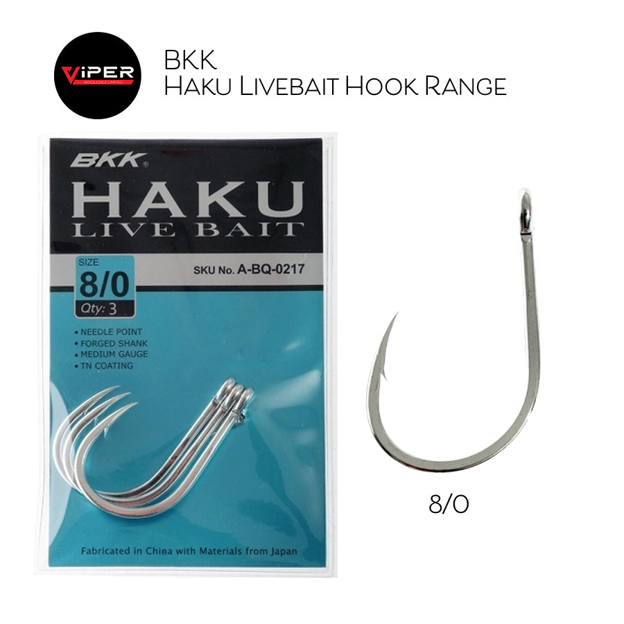 BKK - Haku Livebait Hook Range