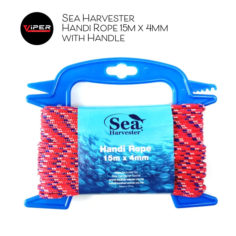 Sea Harvester - Handi Rope 15m x 4mm with Handle