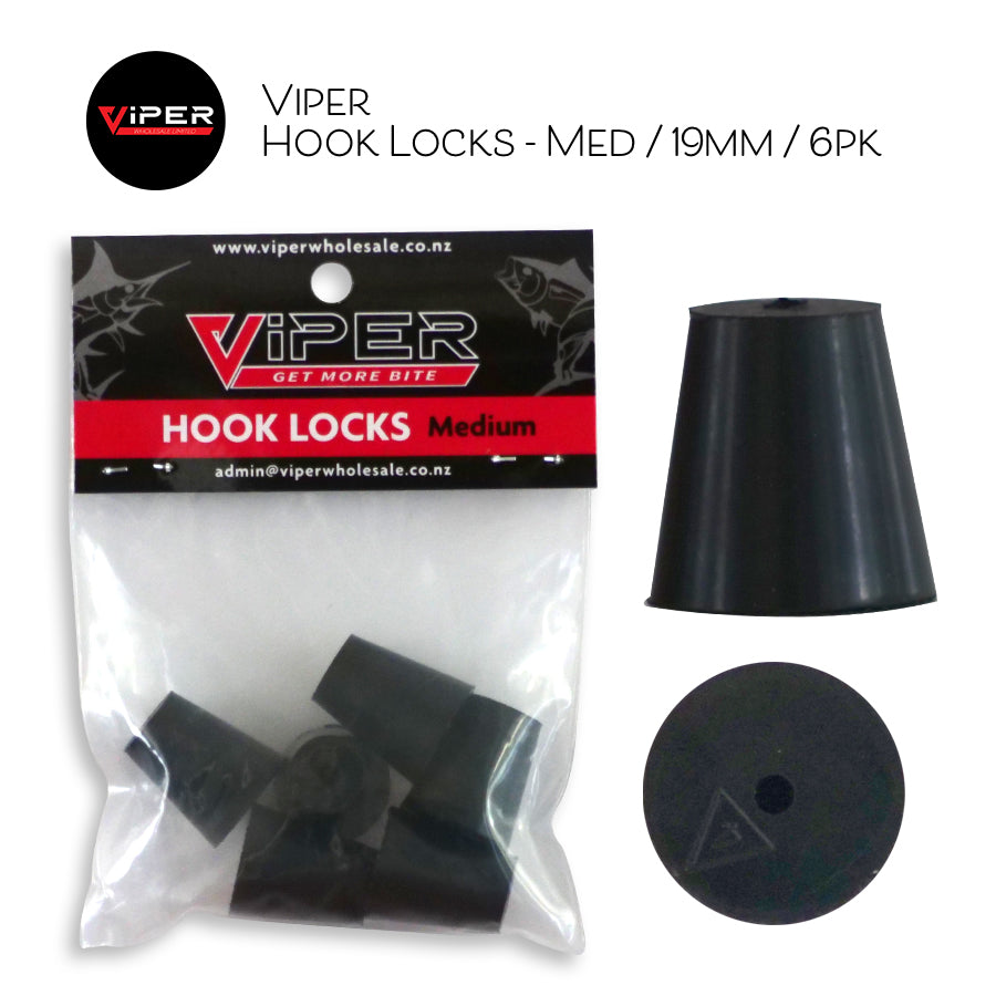 Viper - Rubber Hook Locks (15mm, 19mm, 24mm - 6pk)