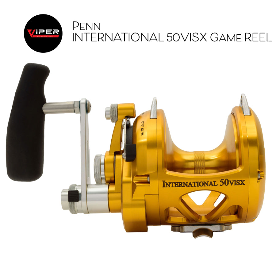Penn - International 50 VISX 2-Speed Game Reel (Gold)