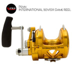 Penn - International 50 VISX 2-Speed Game Reel (Gold)