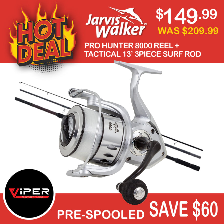 Javis Walker - Pro-Hunter 8000 Reel + Tactical 13' 3pce Surf Rod