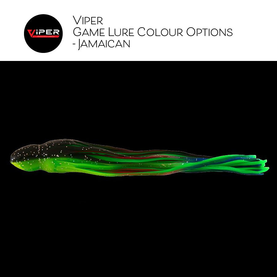 Viper - Banshee Game Lure (Rigged or Unrigged, 32 Skirt Combos)