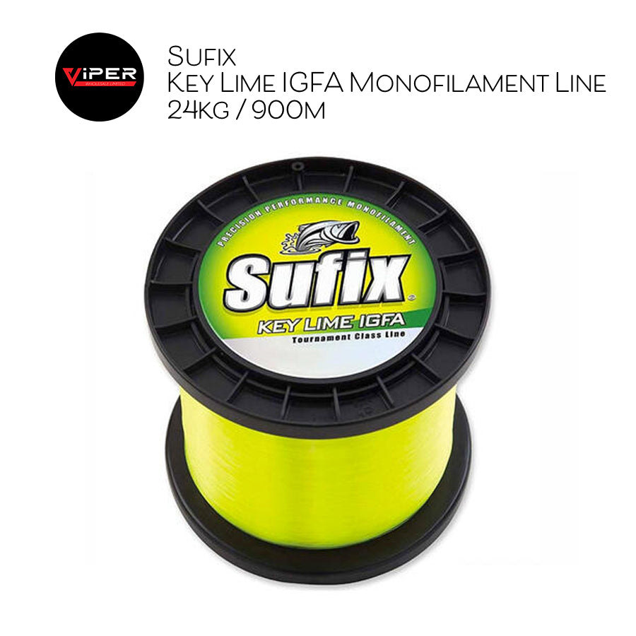 Sufix - Key Lime IGFA Monofilament Line (24kg / 900m)