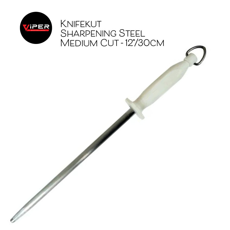 Knifekut - Sharpening Steel - Medium Cut - 12"/30cm