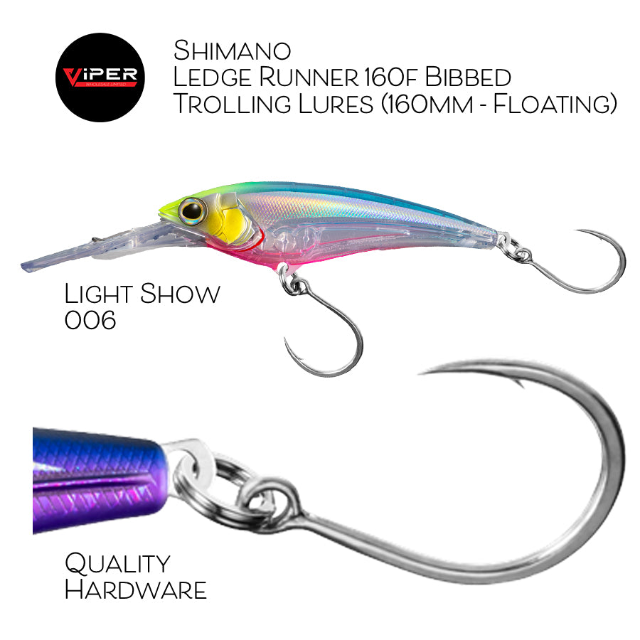 Shimano - Ledge Runner 160f Bibbed Trolling Lures (160mm - Floating)