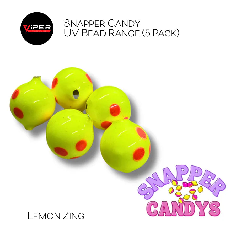 Snapper Candy - UV Bead Range (24 colours - 5 Pack)