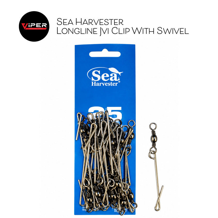 Sea Harvester - Longline Jvi Clip With Swivel (25pk)