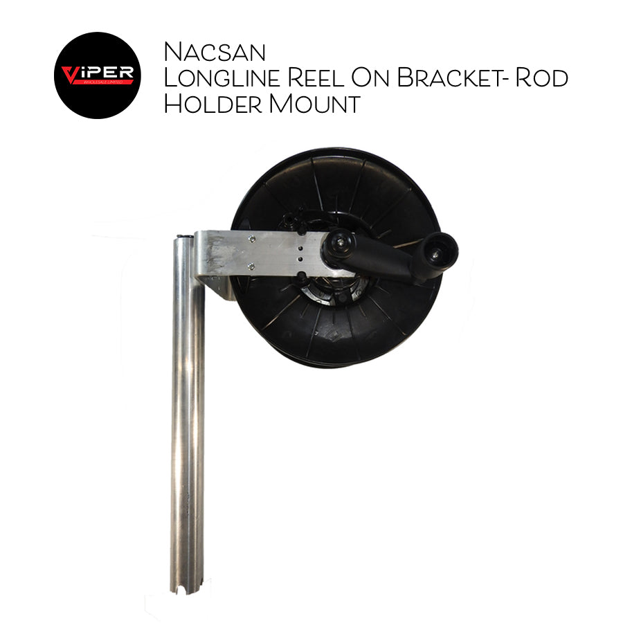 Nacsan - Longline Reel On Bracket- Rod Holder Mount