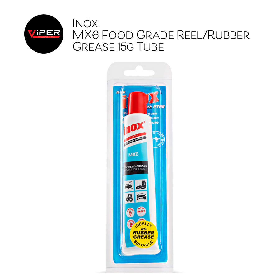 Inox - MX6 Food Grade Reel/Rubber Grease 15g Tube