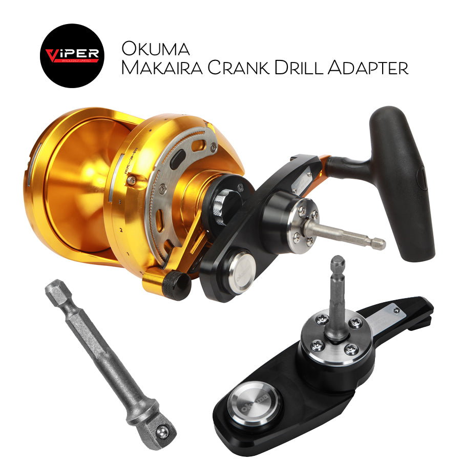 Okuma - Makaira Rapid Crank Drill Adapter