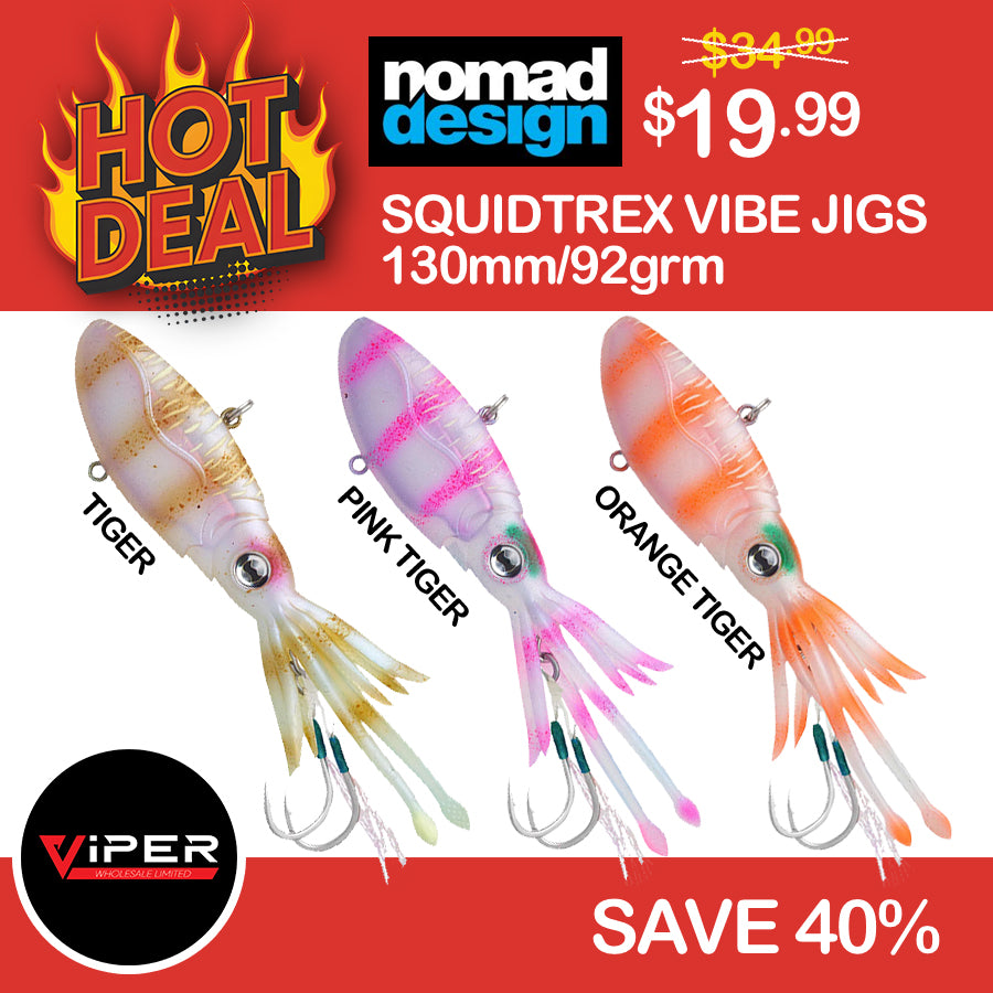 Nomad Design - Squidtrex Vibe Jigs (130mm / 92 grams)